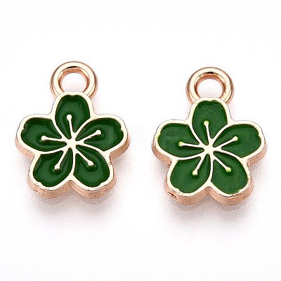 Alloy Enamel Charms ENAM-T022-07F-1