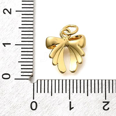 Bowknot Brass Charms KK-S508-30G-1