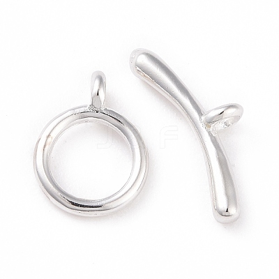 Eco-friendly Brass Toggle Clasps LS-KK-D082-12S-1