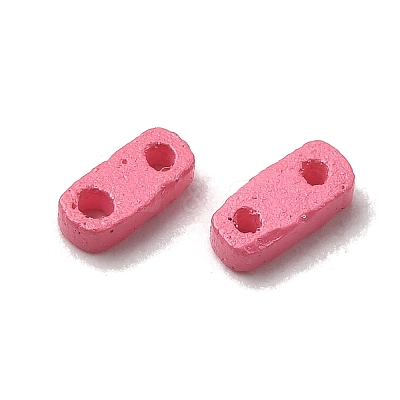 2-Hole Baking Paint Glass Seed Beads SEED-S023-17A-13-1