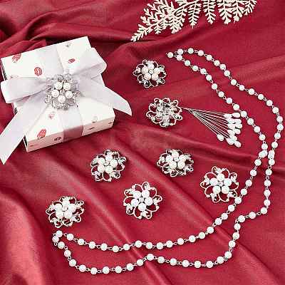 DIY Chain Dangle Brooch Making Kits DIY-NB0007-53-1