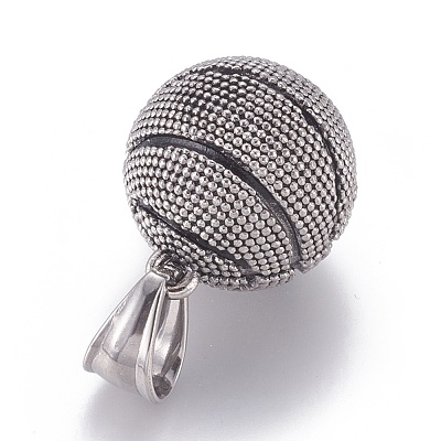 304 Stainless Steel Pendants STAS-G207-12A-1
