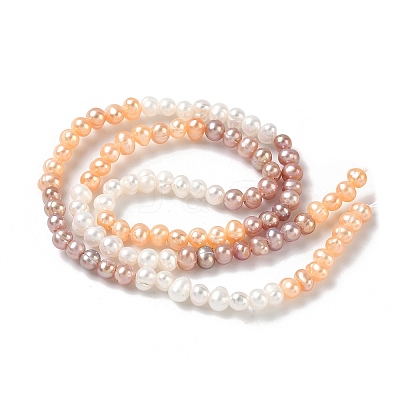 Natural Cultured Freshwater Pearl Beads Strands PEAR-C004-10-1