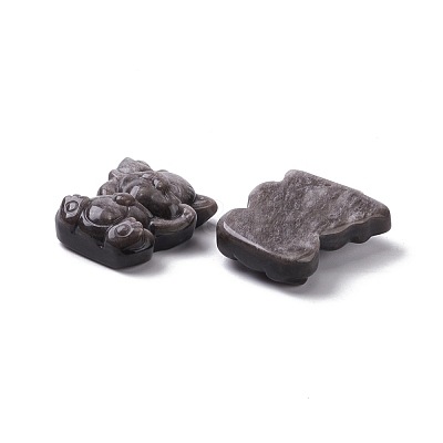 Natural Obsidian Pendants G-B019-02-1