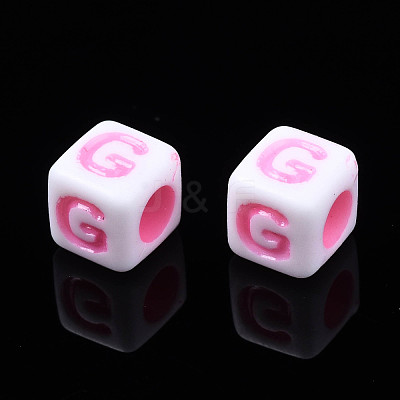 Opaque Acrylic Beads SACR-S273-35A-02-1