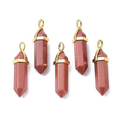 Synthetic Goldstone Pointed Pendants G-G025-01G-35-1