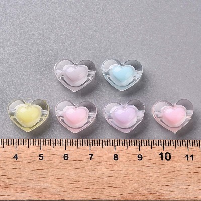 Transparent Acrylic Beads X-TACR-S152-08A-1
