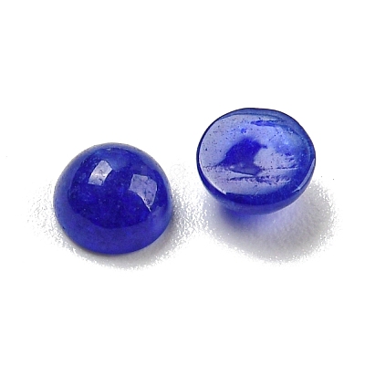 Natural White Jade Dyed Cabochons G-H309-03-34-1