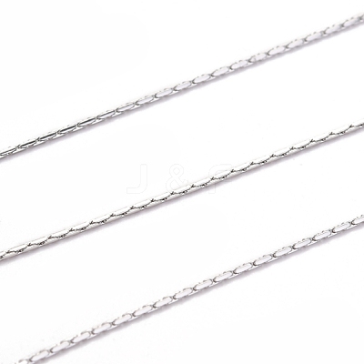 Tarnish Resistant 304 Stainless Steel Boston Link Chains CHS-L017-13B-1