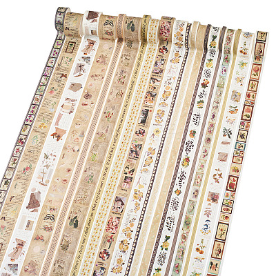 20pcs 5 Styles Scrapbooking Stickers DIY-TAC0029-03C-1