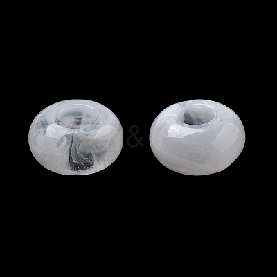 Two Tone Acrylic Beads OACR-S042-07A-1