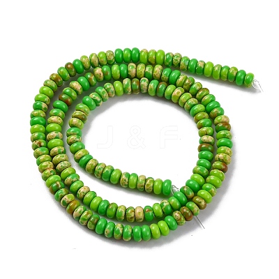 Synthetic Imperial Jasper Dyed Beads Strands G-K343-C39-02-1
