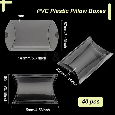 PVC Plastic Gift Storage Pillow Case CON-WH0089-43-1