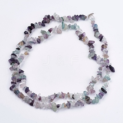 Natural Fluorite Stone Bead Strands X-G-R192-05-1
