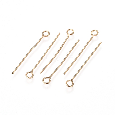 304 Stainless Steel Eye Pins STAS-L238-005G-G-1