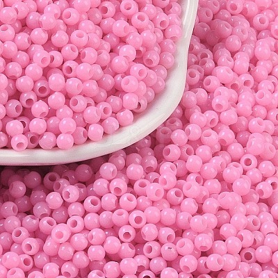 Opaque Acrylic Beads SACR-A007-01B-21-1