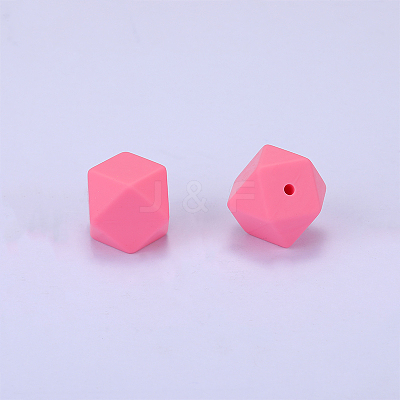 Hexagonal Silicone Focal Beads LS-SI-JX0020A-07-1
