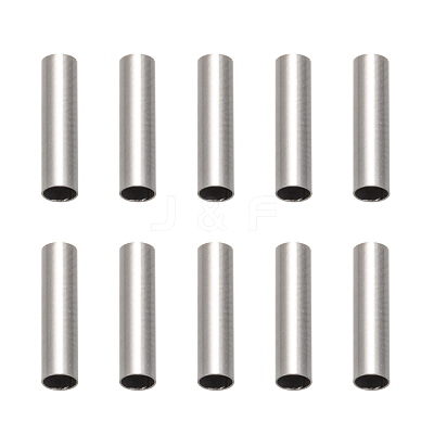 Tarnish Resistant 304 Stainless Steel Tube Beads STAS-G071-32P-1