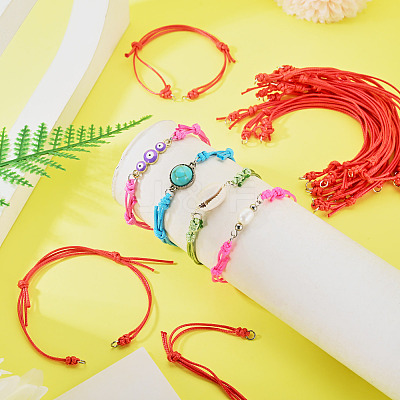 20Pcs Waxed Polyester Cord Bracelet Making AJEW-TAC00095-1