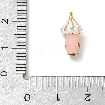 Brass Enamel Pendants KK-CBA1717-02G-01-1