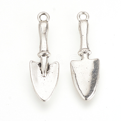 Tibetan Style Alloy Pendants X-TIBEP-Q064-176AS-NR-1