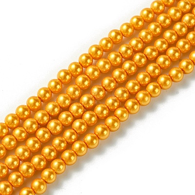 Grade A Glass Pearl Beads HY-J001-4mm-HX020-1