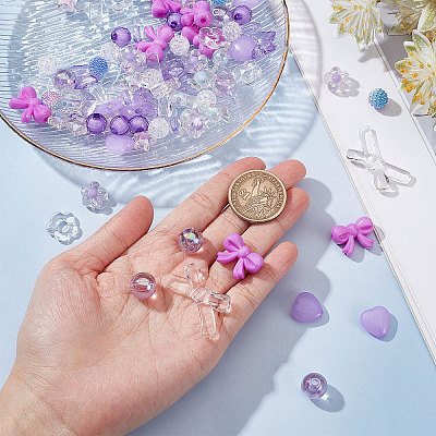 DIY Cute Beaded Stretch Bracelet Making Kit DIY-SC0020-60B-1