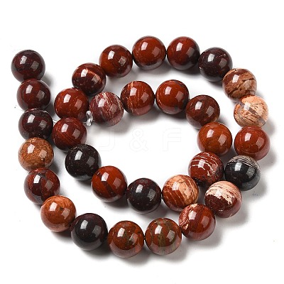 Natural Red Snakeskin Jasper Beads Strands G-H298-A02-05-1