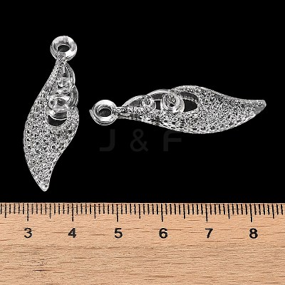Transparent Acrylic Pendants TACR-G048-23-1