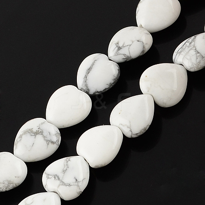 Natural Howlite Bead Strands G-R190-21-1