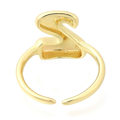 Rack Plating Brass Open Cuff Rings RJEW-S394-01G-Z-1