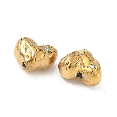 304 Stainless Steel Crystal Rhinestone Beads STAS-U050-01D-G-1