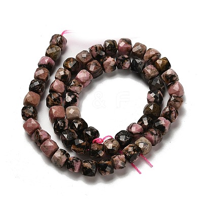 Natural Rhodonite Beads Strands G-H078-C16-01-1