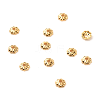 Brass Bead Cap KK-F824-028G-1