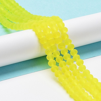 Transparent Glass Beads Strands LS-EGLA-A034-T8mm-MD29-1