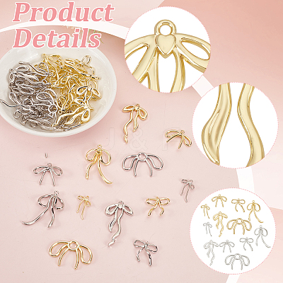 6 Styles 2 Colors Rack Plating Alloy Pendants FIND-PH0022-65-1