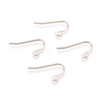 304 Stainless Steel French Earring Hooks LS-STAS-H436-07RG-1
