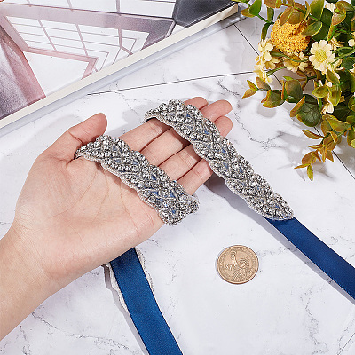 Polyester Bridal Belts DIY-WH0043-02C-1