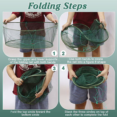 1Pc Nylon Fishing Nets AJEW-GO0002-91-1