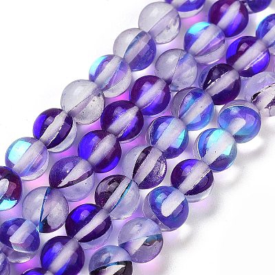Transparent Glass Beads GLAA-B022-6mm-09-1