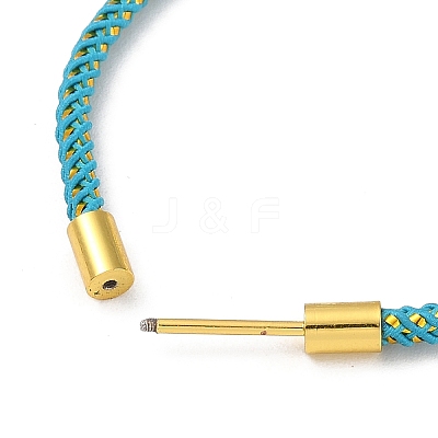 Braided Nylon Cord Bracelet Making MAK-L043-01G-02-1
