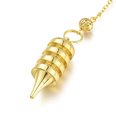 Brass Coil Dowsing Pendulums KK-K239-05G-1