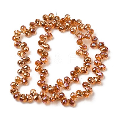 Electroplated Glass Beads EGLA-K062-01B-HP05-1