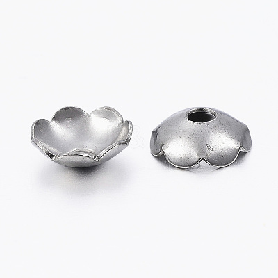 Tarnish Resistant 304 Stainless Steel Bead Caps LS-STAS-H396-16P-1