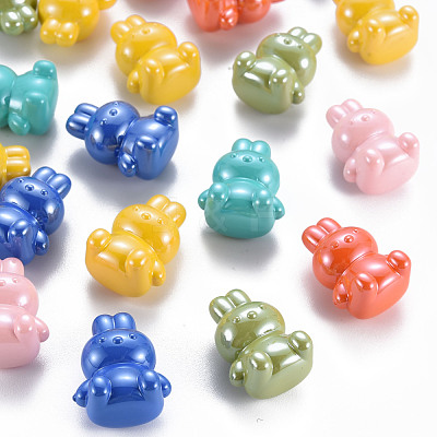 Pearlized Opaque Acrylic Beads MACR-S373-41I-1