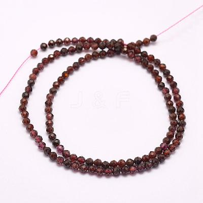 Natural Garnet Beads Strands G-F509-37-2mm-1