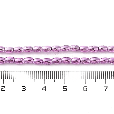 Electroplate Beads Strands X-EGLA-H104-02I-1