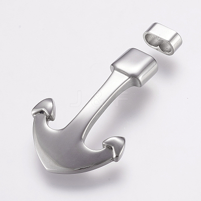 Non-Tarnish 304 Stainless Steel Hook Clasps STAS-E144-134P-1
