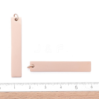 Ion Plating(IP) 304 Stainless Steel Pendants STAS-I311-14A-RG-1