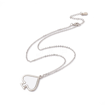 Sublimation Blank Aluminum Pendant Necklace NJEW-E020-02P-01-1